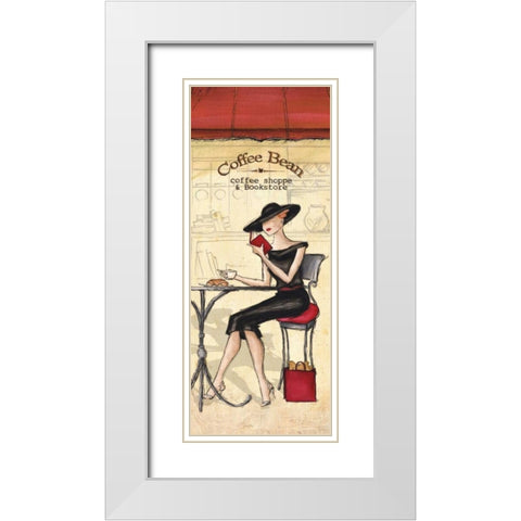 Cafe White Modern Wood Framed Art Print with Double Matting by Laliberte, Andrea