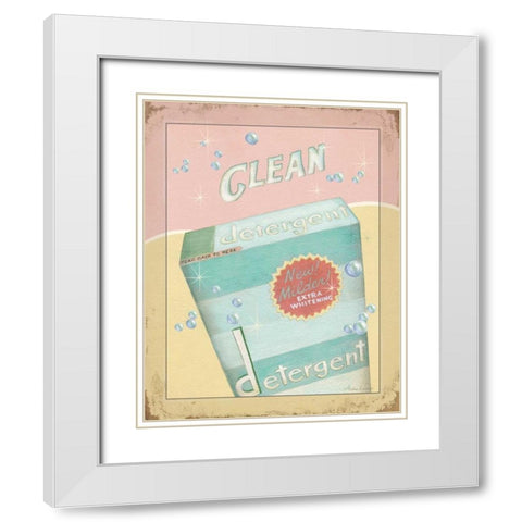 Clean White Modern Wood Framed Art Print with Double Matting by Laliberte, Andrea
