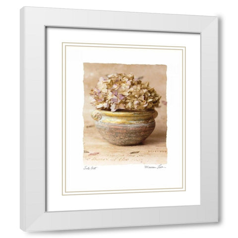 Solo Act White Modern Wood Framed Art Print with Double Matting by Love, Maureen