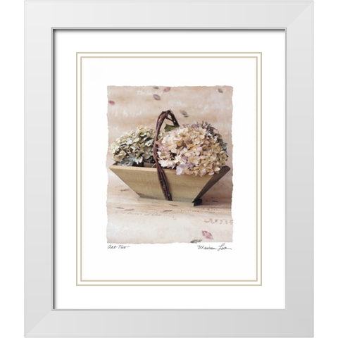 Act Two White Modern Wood Framed Art Print with Double Matting by Love, Maureen