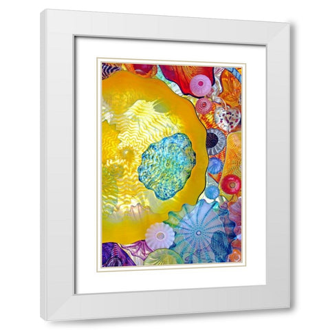 Warmth of the Sun White Modern Wood Framed Art Print with Double Matting by Love, Maureen