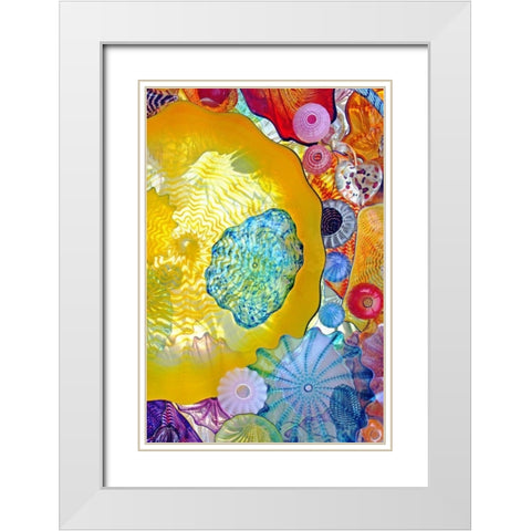 Warmth of the Sun White Modern Wood Framed Art Print with Double Matting by Love, Maureen