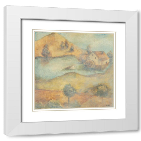 Herb de Provence I White Modern Wood Framed Art Print with Double Matting by Linza, Loretta