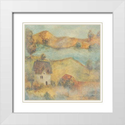 Herb de Provence II White Modern Wood Framed Art Print with Double Matting by Linza, Loretta
