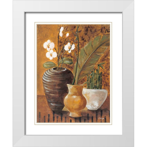 Travel Story II White Modern Wood Framed Art Print with Double Matting by Linza, Loretta