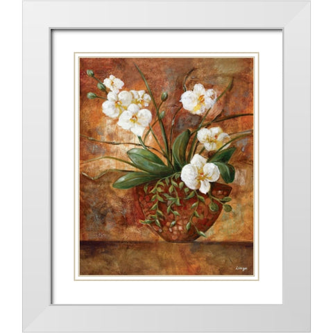 Copper Vessel II White Modern Wood Framed Art Print with Double Matting by Linza, Loretta