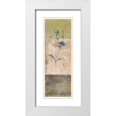 Kimono I White Modern Wood Framed Art Print with Double Matting by Linza, Loretta