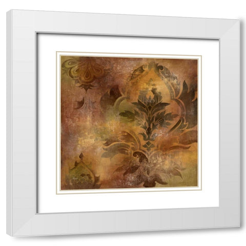 Georgette I White Modern Wood Framed Art Print with Double Matting by Linza, Loretta