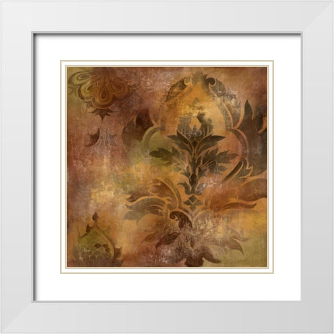 Georgette I White Modern Wood Framed Art Print with Double Matting by Linza, Loretta