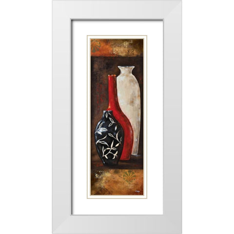 Eastern Bazaar II White Modern Wood Framed Art Print with Double Matting by Linza, Loretta