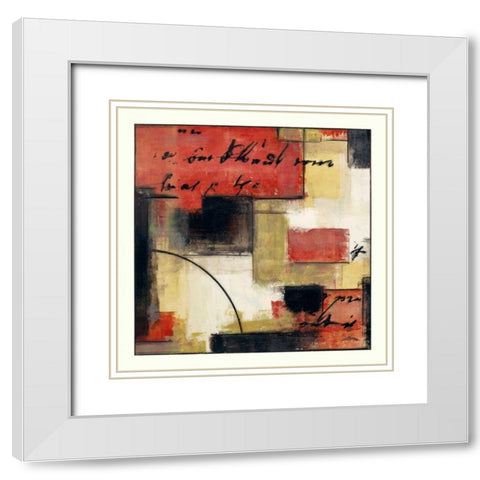 Royal Phase I White Modern Wood Framed Art Print with Double Matting by Marque, Lucia