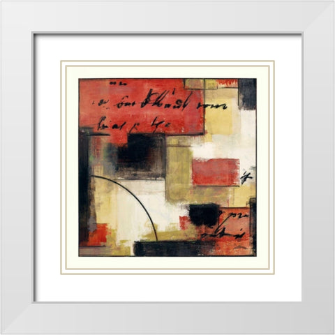 Royal Phase I White Modern Wood Framed Art Print with Double Matting by Marque, Lucia