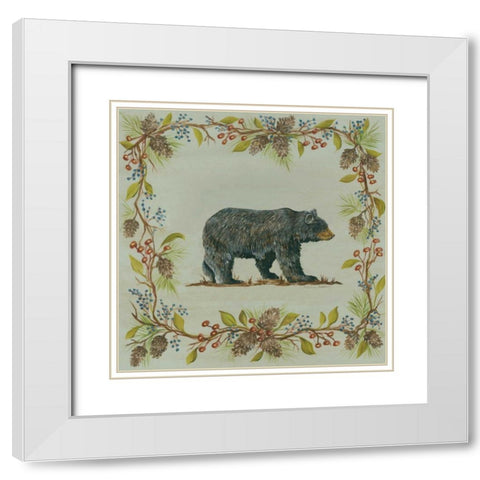 Blue Aspen Woods I White Modern Wood Framed Art Print with Double Matting by McRostie, Kate