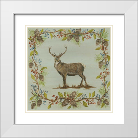 Blue Aspen Woods II White Modern Wood Framed Art Print with Double Matting by McRostie, Kate