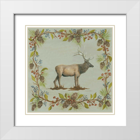 Blue Aspen Woods III White Modern Wood Framed Art Print with Double Matting by McRostie, Kate