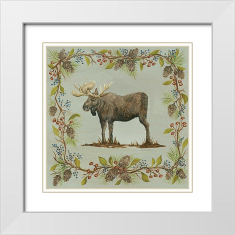 Blue Aspen Woods IV White Modern Wood Framed Art Print with Double Matting by McRostie, Kate