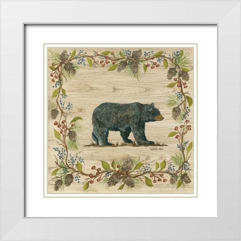 Aspen Woods I White Modern Wood Framed Art Print with Double Matting by McRostie, Kate