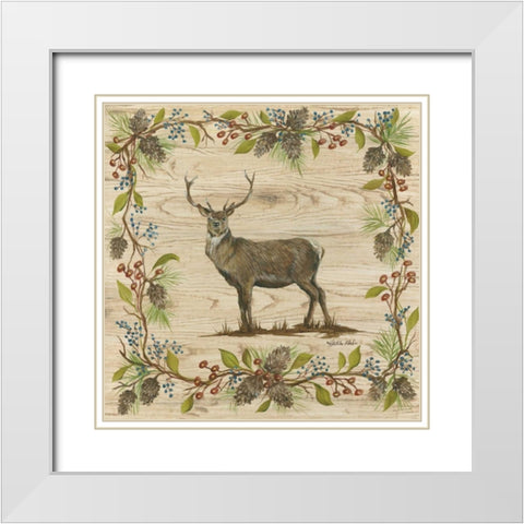 Aspen Woods II White Modern Wood Framed Art Print with Double Matting by McRostie, Kate