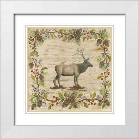 Aspen Woods III White Modern Wood Framed Art Print with Double Matting by McRostie, Kate
