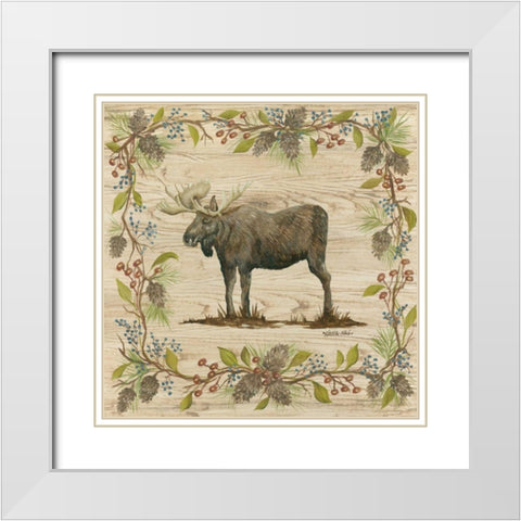 Aspen Woods IV White Modern Wood Framed Art Print with Double Matting by McRostie, Kate