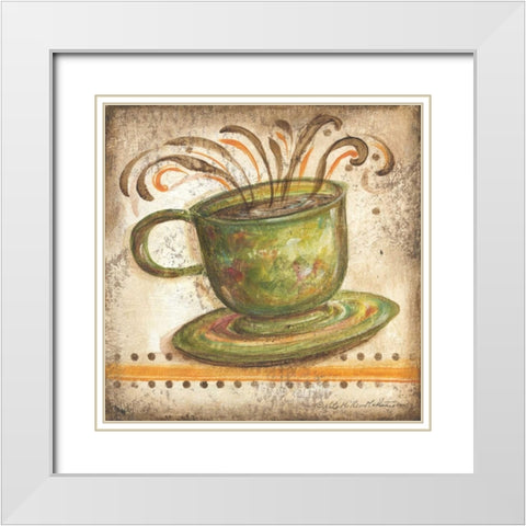 Valencia Cup IV White Modern Wood Framed Art Print with Double Matting by McRostie, Kate