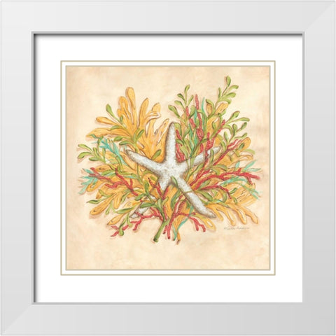 Coral Reef I White Modern Wood Framed Art Print with Double Matting by McRostie, Kate