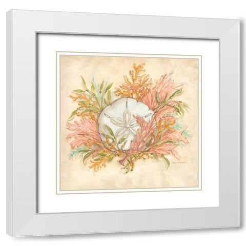 Coral Reef IV White Modern Wood Framed Art Print with Double Matting by McRostie, Kate