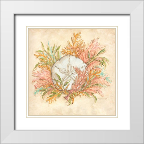 Coral Reef IV White Modern Wood Framed Art Print with Double Matting by McRostie, Kate