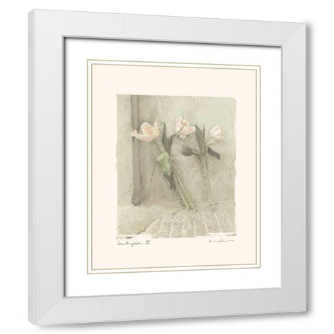 Countryside III White Modern Wood Framed Art Print with Double Matting by Melious, Amy