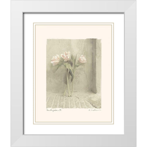 Countryside IV White Modern Wood Framed Art Print with Double Matting by Melious, Amy