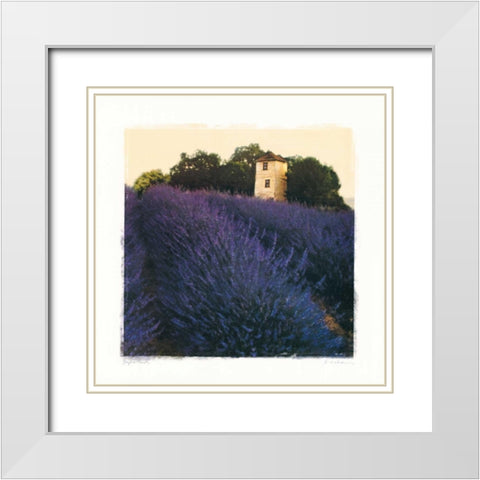 Bayliss Ranch White Modern Wood Framed Art Print with Double Matting by Melious, Amy