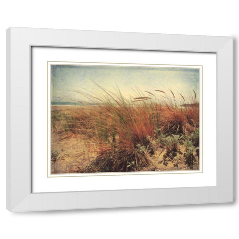 Sand Dunes II White Modern Wood Framed Art Print with Double Matting by Melious, Amy