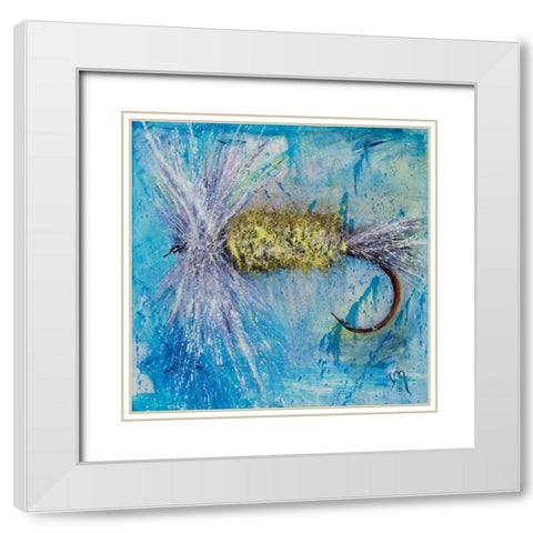 Olive Dunn Fly White Modern Wood Framed Art Print with Double Matting by Monahan, Jodi
