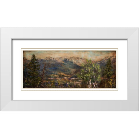 Bitterroot Valley I White Modern Wood Framed Art Print with Double Matting by Monahan, Jodi
