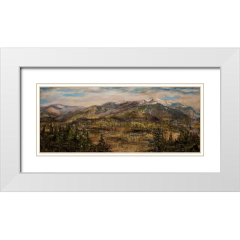 Bitterroot Valley II White Modern Wood Framed Art Print with Double Matting by Monahan, Jodi