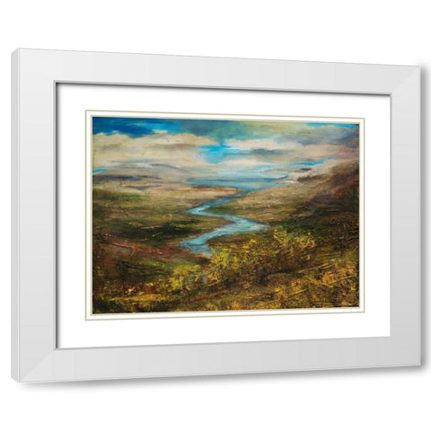 Warrenpoint Ireland White Modern Wood Framed Art Print with Double Matting by Monahan, Jodi