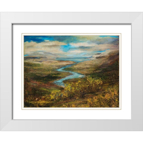 Warrenpoint Ireland White Modern Wood Framed Art Print with Double Matting by Monahan, Jodi