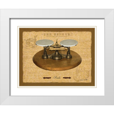 General Store III White Modern Wood Framed Art Print with Double Matting by Ouimette, Gene