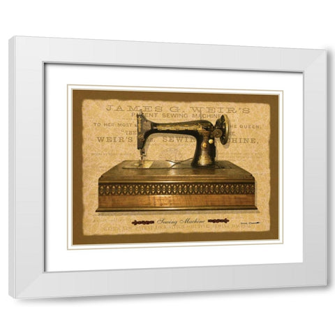 General Store IV White Modern Wood Framed Art Print with Double Matting by Ouimette, Gene
