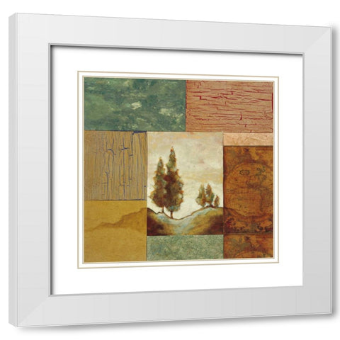 Old World Traditions IV White Modern Wood Framed Art Print with Double Matting by Osborne, Susan