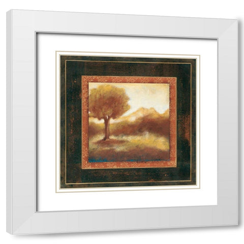 Timeless Light I White Modern Wood Framed Art Print with Double Matting by Osborne, Susan