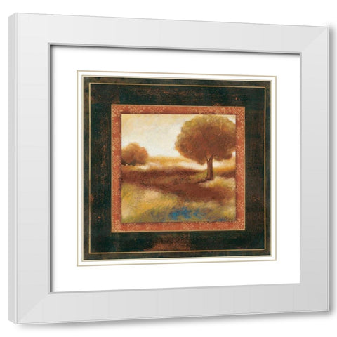 Timeless Light II White Modern Wood Framed Art Print with Double Matting by Osborne, Susan