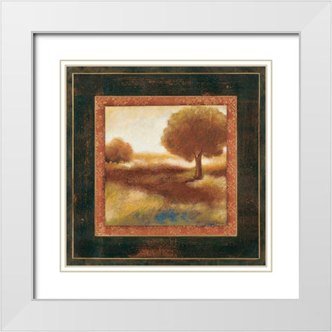Timeless Light II White Modern Wood Framed Art Print with Double Matting by Osborne, Susan
