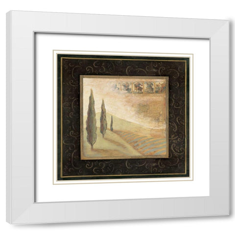 Natures Spirit I White Modern Wood Framed Art Print with Double Matting by Osborne, Susan