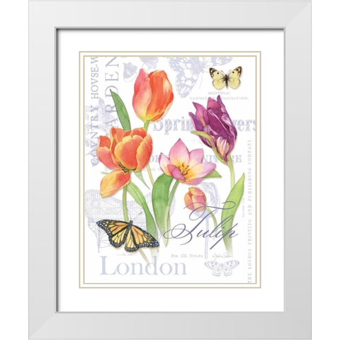 Country Manor II White Modern Wood Framed Art Print with Double Matting by Paton, Julie