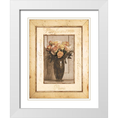 Nostalgia I White Modern Wood Framed Art Print with Double Matting by Pela Design