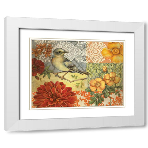 Marrakesh Dream I White Modern Wood Framed Art Print with Double Matting by Poloson, Kimberly