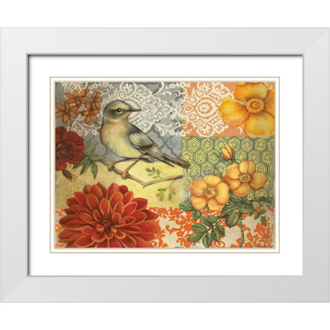 Marrakesh Dream I White Modern Wood Framed Art Print with Double Matting by Poloson, Kimberly