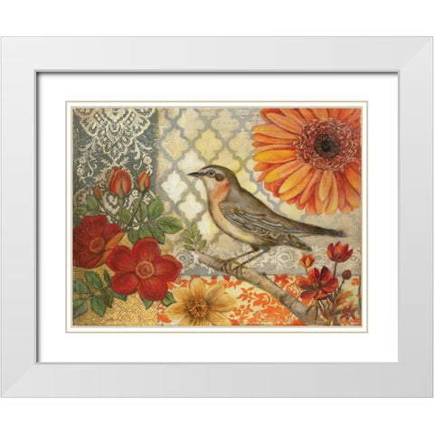 Marrakesh Dream II White Modern Wood Framed Art Print with Double Matting by Poloson, Kimberly