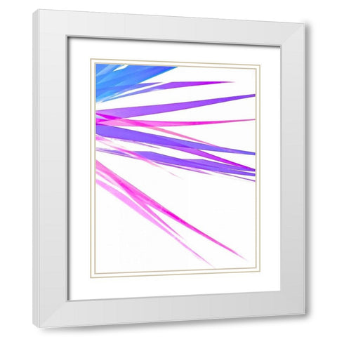High Voltage I White Modern Wood Framed Art Print with Double Matting by Burkhart, Monika